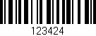 Código de barras (EAN, GTIN, SKU, ISBN): '123424'