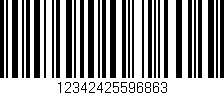 Código de barras (EAN, GTIN, SKU, ISBN): '12342425596863'
