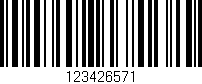 Código de barras (EAN, GTIN, SKU, ISBN): '123426571'