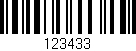 Código de barras (EAN, GTIN, SKU, ISBN): '123433'