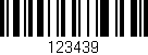 Código de barras (EAN, GTIN, SKU, ISBN): '123439'