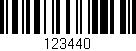 Código de barras (EAN, GTIN, SKU, ISBN): '123440'