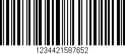Código de barras (EAN, GTIN, SKU, ISBN): '1234421587652'