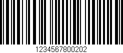 Código de barras (EAN, GTIN, SKU, ISBN): '1234567800202'
