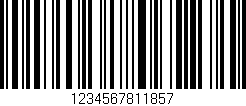 Código de barras (EAN, GTIN, SKU, ISBN): '1234567811857'