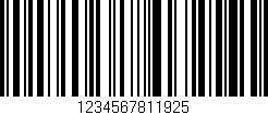 Código de barras (EAN, GTIN, SKU, ISBN): '1234567811925'