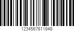 Código de barras (EAN, GTIN, SKU, ISBN): '1234567811949'