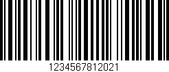 Código de barras (EAN, GTIN, SKU, ISBN): '1234567812021'