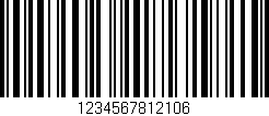 Código de barras (EAN, GTIN, SKU, ISBN): '1234567812106'