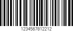 Código de barras (EAN, GTIN, SKU, ISBN): '1234567812212'