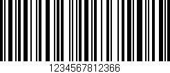 Código de barras (EAN, GTIN, SKU, ISBN): '1234567812366'