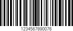 Código de barras (EAN, GTIN, SKU, ISBN): '1234567890076'