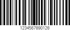 Código de barras (EAN, GTIN, SKU, ISBN): '1234567890128'