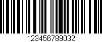 Código de barras (EAN, GTIN, SKU, ISBN): '123456789032'