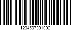Código de barras (EAN, GTIN, SKU, ISBN): '1234567891002'