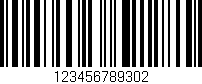 Código de barras (EAN, GTIN, SKU, ISBN): '123456789302'