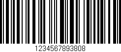 Código de barras (EAN, GTIN, SKU, ISBN): '1234567893808'