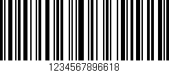 Código de barras (EAN, GTIN, SKU, ISBN): '1234567896618'