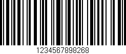Código de barras (EAN, GTIN, SKU, ISBN): '1234567898268'