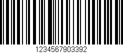 Código de barras (EAN, GTIN, SKU, ISBN): '1234567903392'