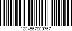 Código de barras (EAN, GTIN, SKU, ISBN): '1234567903767'