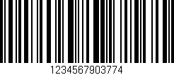 Código de barras (EAN, GTIN, SKU, ISBN): '1234567903774'