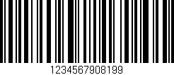 Código de barras (EAN, GTIN, SKU, ISBN): '1234567908199'