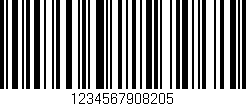 Código de barras (EAN, GTIN, SKU, ISBN): '1234567908205'