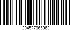 Código de barras (EAN, GTIN, SKU, ISBN): '1234577966363'