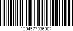 Código de barras (EAN, GTIN, SKU, ISBN): '1234577966387'