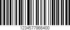 Código de barras (EAN, GTIN, SKU, ISBN): '1234577966400'