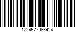 Código de barras (EAN, GTIN, SKU, ISBN): '1234577966424'