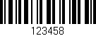 Código de barras (EAN, GTIN, SKU, ISBN): '123458'