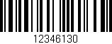 Código de barras (EAN, GTIN, SKU, ISBN): '12346130'