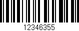 Código de barras (EAN, GTIN, SKU, ISBN): '12346355'