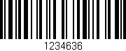 Código de barras (EAN, GTIN, SKU, ISBN): '1234636'