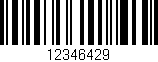 Código de barras (EAN, GTIN, SKU, ISBN): '12346429'