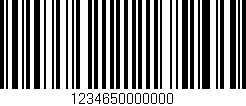 Código de barras (EAN, GTIN, SKU, ISBN): '1234650000000'