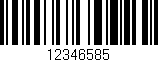 Código de barras (EAN, GTIN, SKU, ISBN): '12346585'
