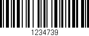 Código de barras (EAN, GTIN, SKU, ISBN): '1234739'