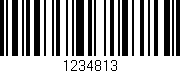 Código de barras (EAN, GTIN, SKU, ISBN): '1234813'