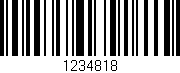 Código de barras (EAN, GTIN, SKU, ISBN): '1234818'