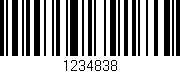 Código de barras (EAN, GTIN, SKU, ISBN): '1234838'
