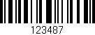 Código de barras (EAN, GTIN, SKU, ISBN): '123487'