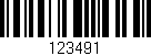 Código de barras (EAN, GTIN, SKU, ISBN): '123491'