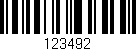 Código de barras (EAN, GTIN, SKU, ISBN): '123492'
