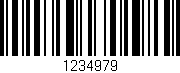 Código de barras (EAN, GTIN, SKU, ISBN): '1234979'