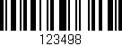 Código de barras (EAN, GTIN, SKU, ISBN): '123498'