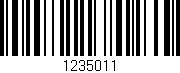 Código de barras (EAN, GTIN, SKU, ISBN): '1235011'