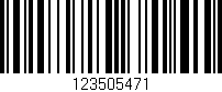 Código de barras (EAN, GTIN, SKU, ISBN): '123505471'